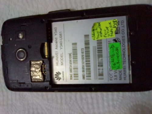 Telefono Huawei Y340 De Nextel Encriptado Piezas