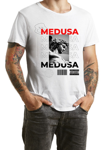 Camiseta Estampada Masculina Unissex Em Algodão