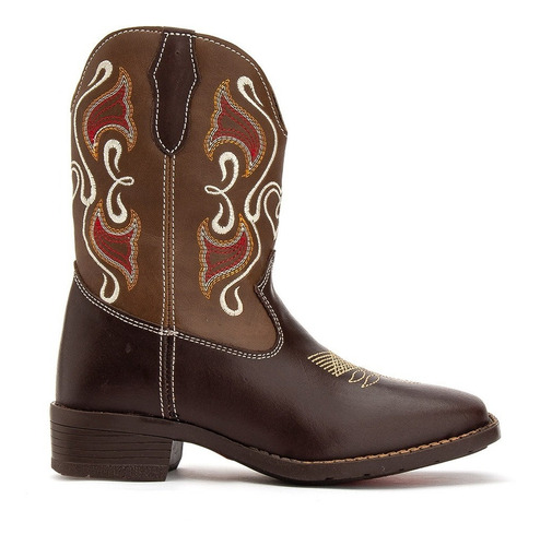 Bota Texana Infantil Country Masculina Couro Legitimo Rodeio