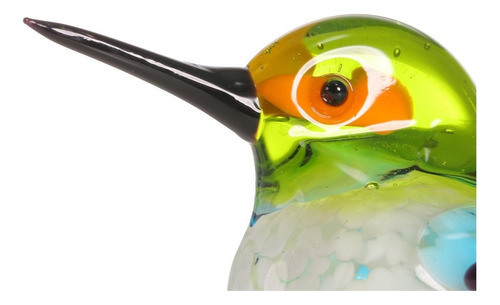 Z Tooarts Tiny Bird Regalo De Vidrio Ornamento Animal X