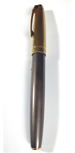 Caneta Parker 100 Smoke Bronze Gt Tinteiro, Nova, Sem Uso