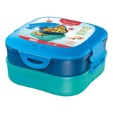 Contenedor Maped Picnik Concept Kid 3 En 1 Infantil Azul Vde