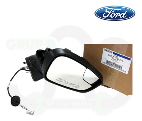 Retrovisor Rh Ford Fiesta Titanium Se 2013-up Original Foto 2