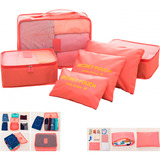 Organizador Necessaire Mala Kit 6 Pratico Look Roupas Viagem