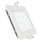 Panel Led Cuadrado Embutir 18w Plafon Blanco Pack 5 Premium Color De La Luz Blanco Cálido