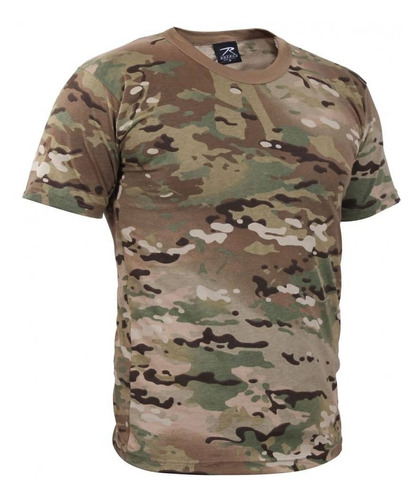 Camiseta Rothco Militar T Shirt Camo Multicam En Remate