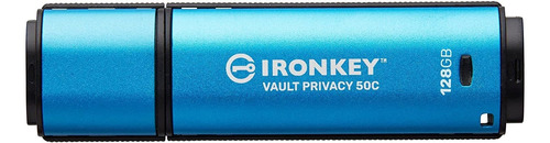 Memoria Usb-c Kingston Ironkey Vaultprivacy 50c 128gb Aes256