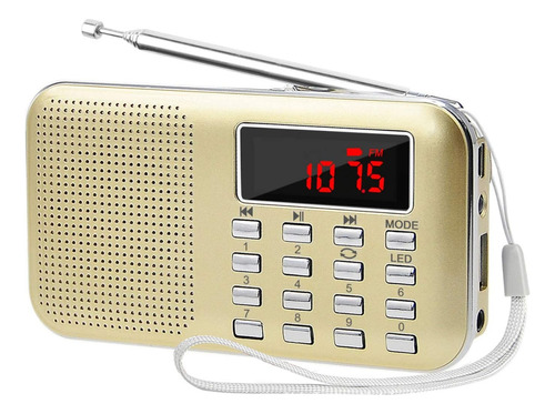 Radio Mini Digital Am - Fm Media Speaker Reproductor Mp3