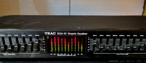 Ecualizador Teac Eqa-10 Ecualizador Gráfico De 10 Bandas