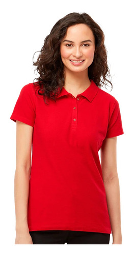 Playera Polo Mujer 100% Algodón Peinado - 14 Colores