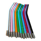 Bombillas Aluminio Colores X50u