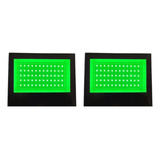 Kit 2 Refletor Holofote 100w Verde Jardim Iluminação Externa