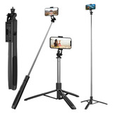 Selfie Stick Bluetooth Palo De Selfie Remoto Trípode Largo