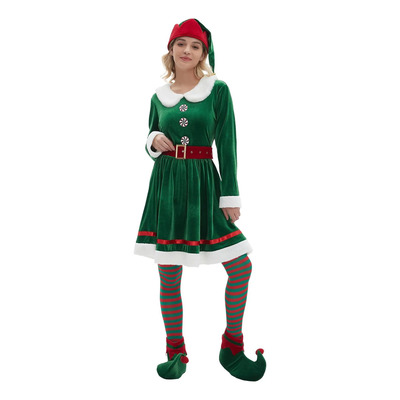 Disfraz De Elfo Togake De Navidad Para Mujer, Traje De Elfo