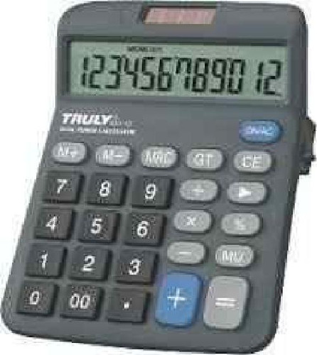Calculadora De Mesa Truly 83312 12 Dígitos