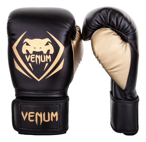 Guantes De Boxeo Venum 12 Oz Negro/dorado