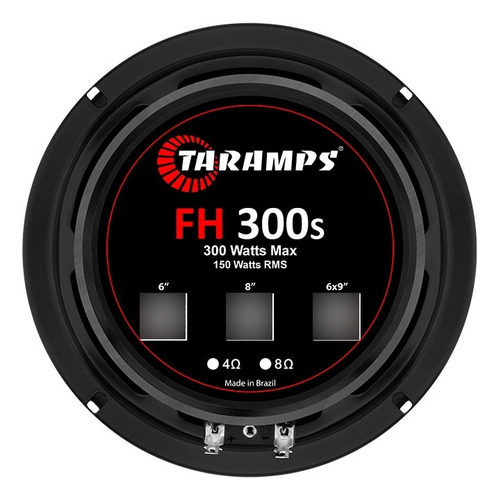 Par Woofer Som Automotivo Full 7driver 6pol Fh300s 150w 4ohm