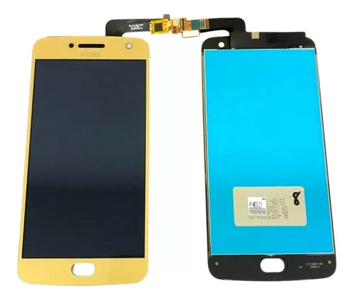 Tela Completa Compativel Com Moto G5 Plus Dourado