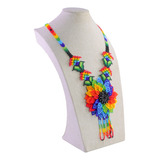 Collar Largo Multicolor Mujer