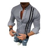 Camisa Hombre Casual Vestir Slim Fit Strech Calidad Formal