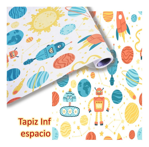 Rollo Papel Adhesivo 2,5mts X70cms Pared Tapiz Vinilo  