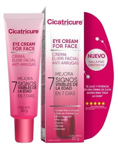 Cicatricure Crema Anti Arrugas Eye Cream For Face 30gr