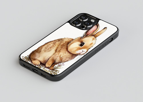 Funda Diseño Para iPhone Hermosos Conejos  #8