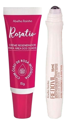 Renovil Botox + Creme Regenerador P/ Área Dos Olhos Rosativ