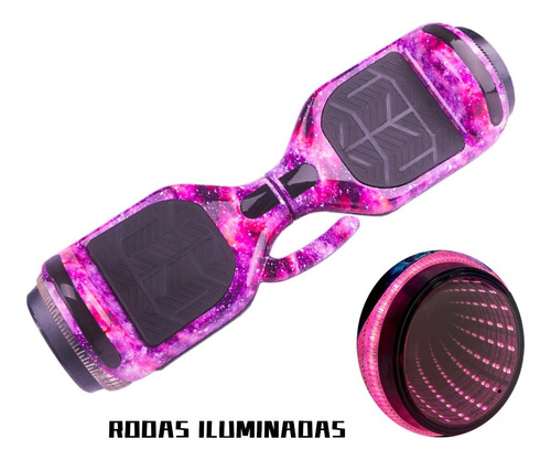 Skate Elétrico Hoverboard Lurs Hbt65s Roxogalaxia 6.5 