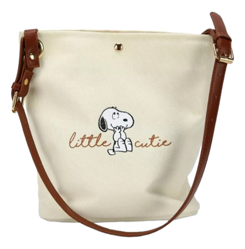 Bolso Snoopy De Lona A La Moda 