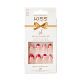 Kit Uñas Postizas Kiss Special Design Árbol De Navidad X28 U