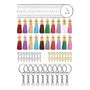 Kit Para Chaveiros Com Tassel E Argolas Para Artesanato | MercadoLibre
