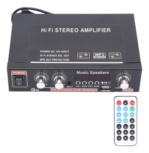 . Receptor Estéreo Amplificador De Potencia Mini .