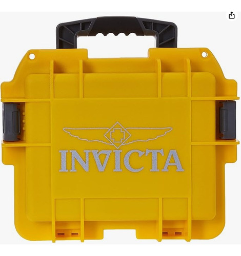 Invicta Ig0097-sm1s-y Caja De Reloj De Plástico Amarillo 