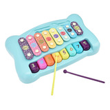 Juguete De Piano Con Xilófono Infantil, Teclado Multicolor P