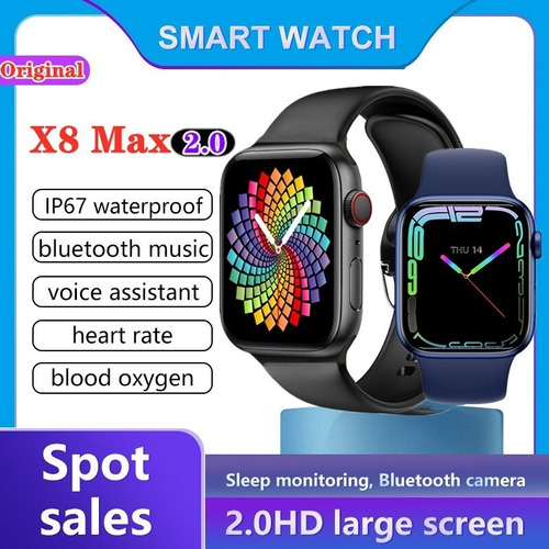 Smartwatch X8 Max 2.0 + Pulseira + Pelicula