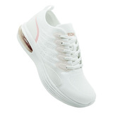 Tenis Capa De Ozono 601301 Blanco Textil Dama