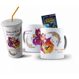 Kit Caneca Personalizada League Of Legends + 1170 Rps + Copo