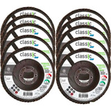 Disco Lixa Flap Grão 80 Kit 10 Peças Classic Basic Norton