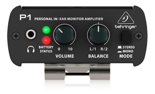 Amplificador De Auricular Behringer Powerp P1 In Ear Monitor