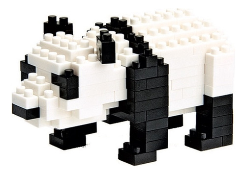 Nanoblock Panda Rompecabezas 3d Bloques Para Armar Cantidad De Piezas 150