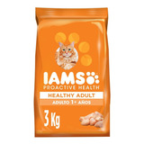 Iams Alimento Seco Para Gato Adulto Sabor Pollo 3kg