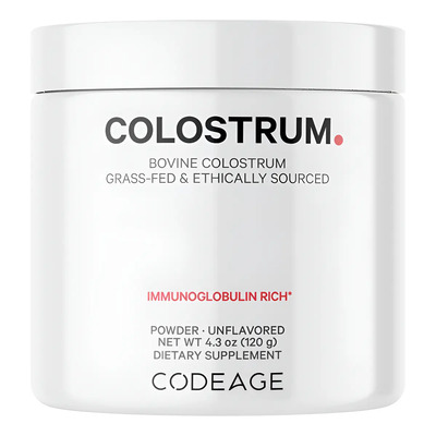 Calostro Bovino En Polvo 120g Codeage Suplemento Vitaminas Minerales