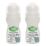 Desodorante Cristal Alumbre Niños 2 Pack 90ml Vital Green