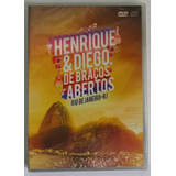 Dvd+cd Henrique & Diego-de Braços Abertos-rio De Janeiro-rj