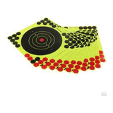 50 Units Paper Reactive Adhesive Targets 8x8 Inches