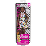Barbie Fashionistas 106 - Vestido De Flores, Zapatos Lilas