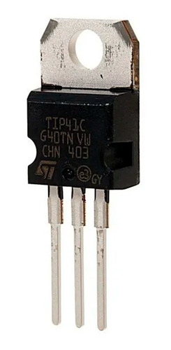 Transistor Tip41 100v 6a Npn To220 Tip41c Arduino Nubbeo
