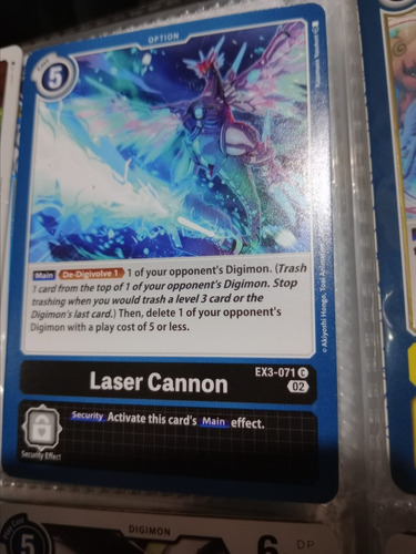Laser Cannon - Draconic Roar (ex03) Carta Digimon