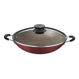 Wok 36cm Antiaderente Starflon Max Vermelho Paris Tramontina